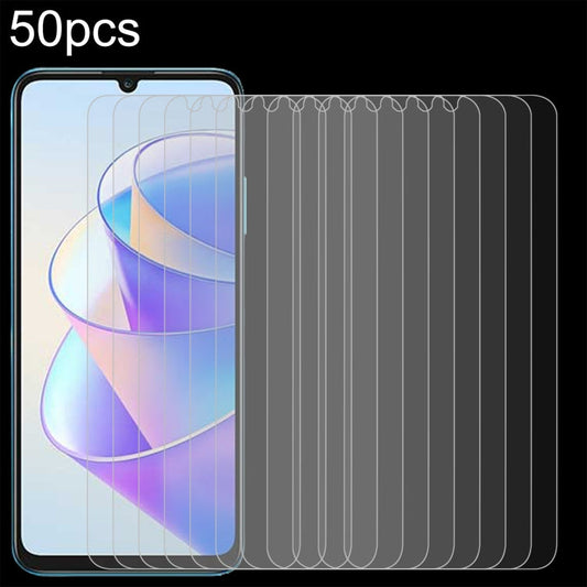 50pcs 0.26mm 9H 2.5D Tempered Glass Film