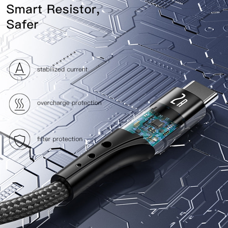 YESIDO CA109 3m 2A USB to USB-C / Type-C Charging Data Cable