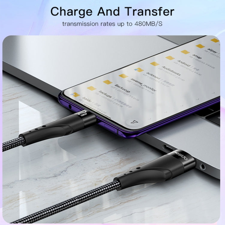 YESIDO CA109 3m 2A USB to USB-C / Type-C Charging Data Cable