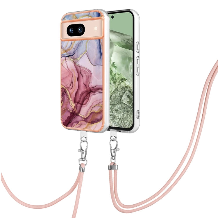 Electroplating Marble Dual-side IMD Phone Case with Lanyard, Series 1 My Store