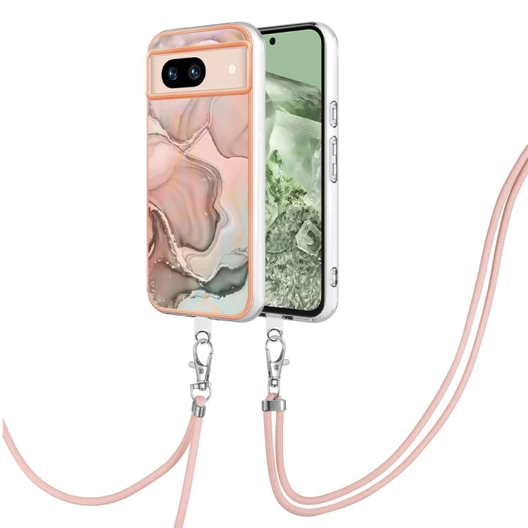 Electroplating Marble Dual-side IMD Phone Case with Lanyard, Series 1 My Store