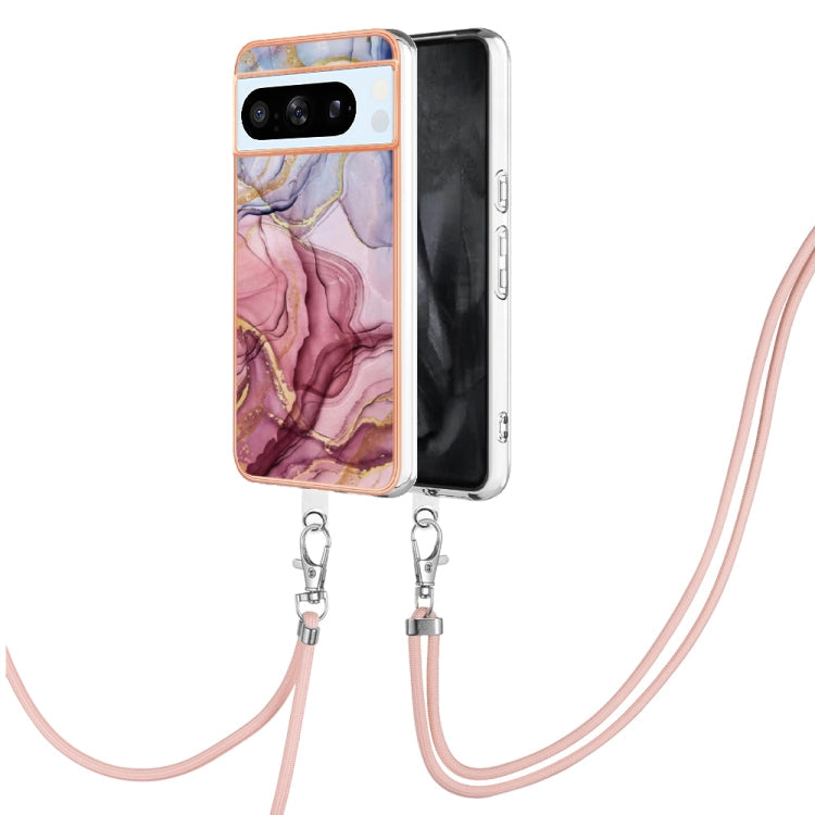 Electroplating Marble Dual-side IMD Phone Case with Lanyard, Series 1 My Store