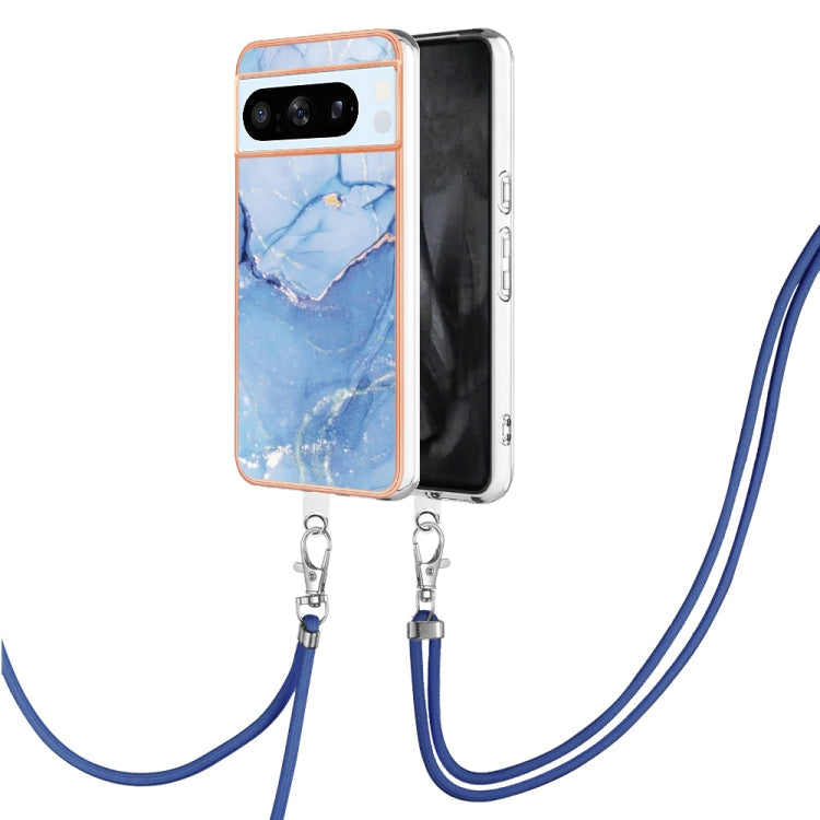 Electroplating Marble Dual-side IMD Phone Case with Lanyard, Series 1 My Store