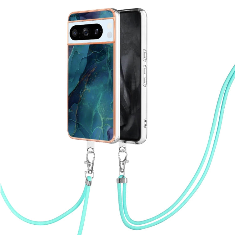 Electroplating Marble Dual-side IMD Phone Case with Lanyard, Series 1 My Store