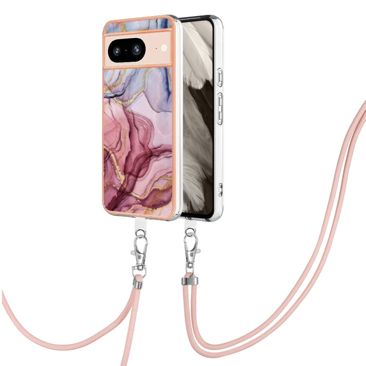 Electroplating Marble Dual-side IMD Phone Case with Lanyard, Series 2 My Store