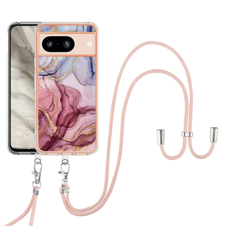 Electroplating Marble Dual-side IMD Phone Case with Lanyard, Series 2 My Store