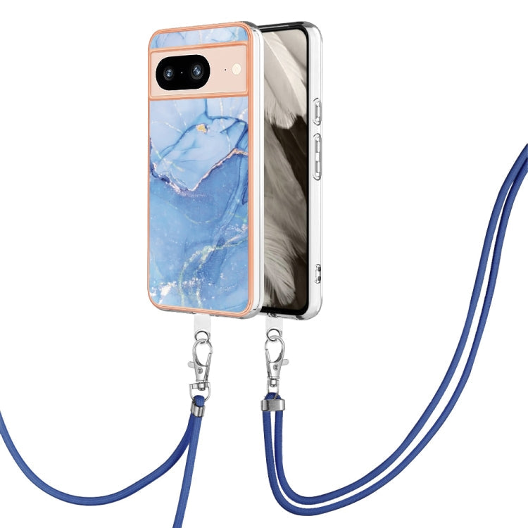 Electroplating Marble Dual-side IMD Phone Case with Lanyard, Series 2 My Store