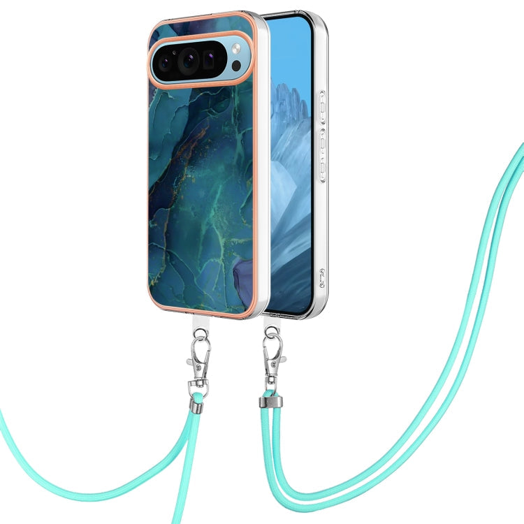 Electroplating Marble Dual-side IMD Phone Case with Lanyard, Series 1 My Store