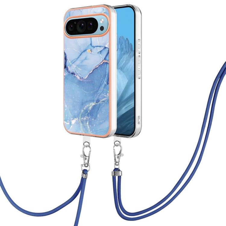 Electroplating Marble Dual-side IMD Phone Case with Lanyard, Series 1 My Store