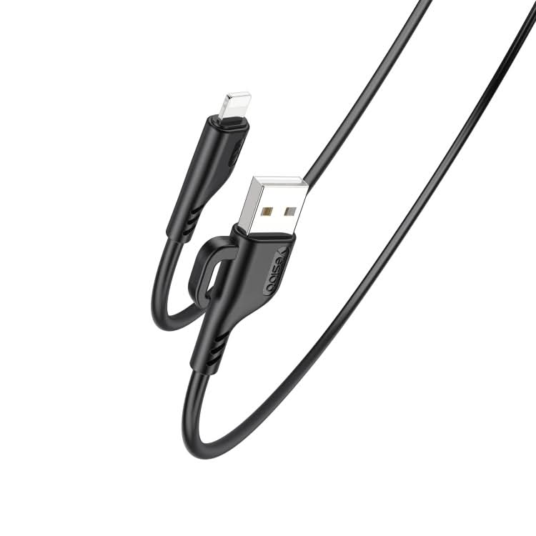 YESIDO CA105 1.2m 2.4A USB to 8 Pin Charging Data Cable with Hook