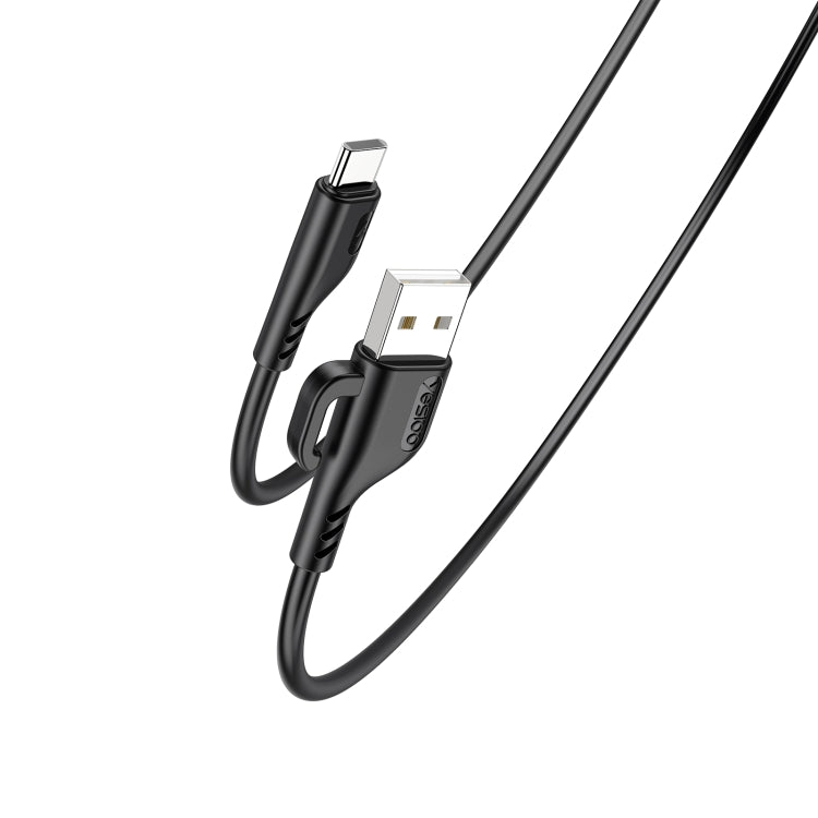 YESIDO CA105 1.2m 2.4A USB to USB-C / Type-C Charging Data Cable with Hook My Store