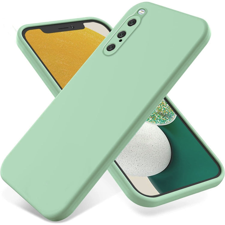 Pure Color Liquid Silicone Shockproof Phone Case