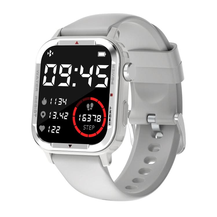 G96 1.85 inch HD Square Screen Rugged Smart Watch Support Bluetooth Calling/Heart Rate Monitoring/Blood Oxygen Monitoring