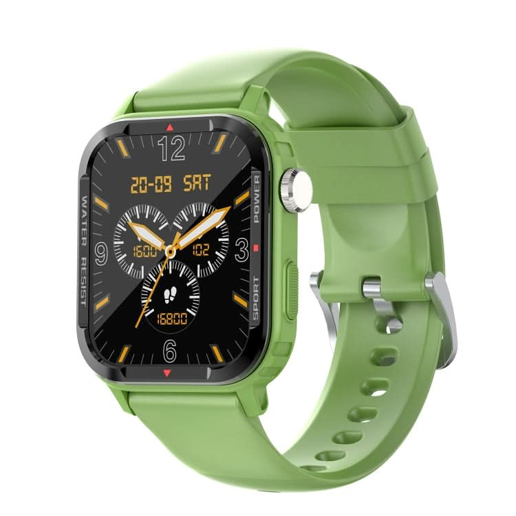 G96 1.85 inch HD Square Screen Rugged Smart Watch Support Bluetooth Calling/Heart Rate Monitoring/Blood Oxygen Monitoring