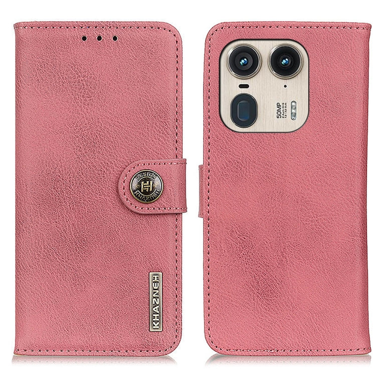 KHAZNEH Cowhide Texture Flip Leather Phone Case, Series 3 My Store