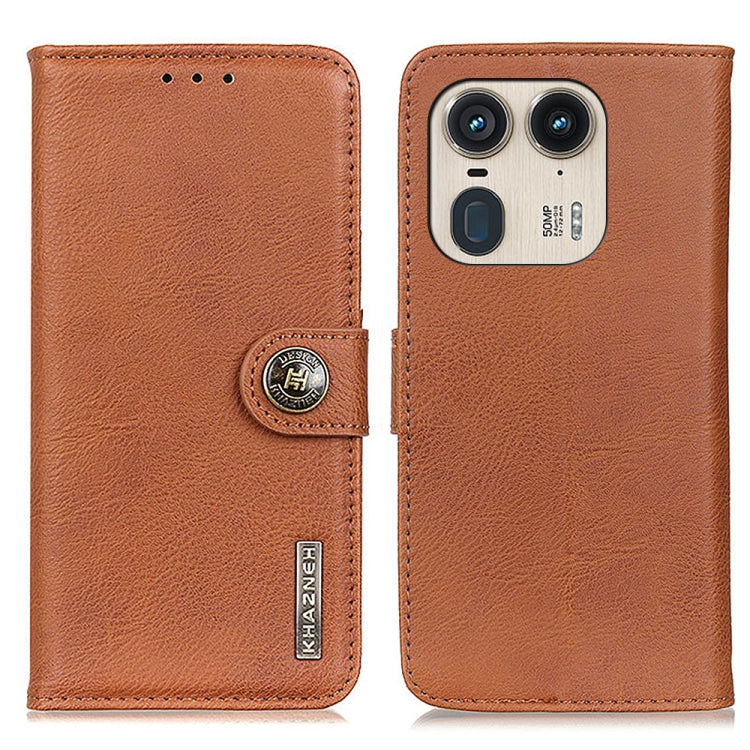 KHAZNEH Cowhide Texture Flip Leather Phone Case, Series 3 My Store