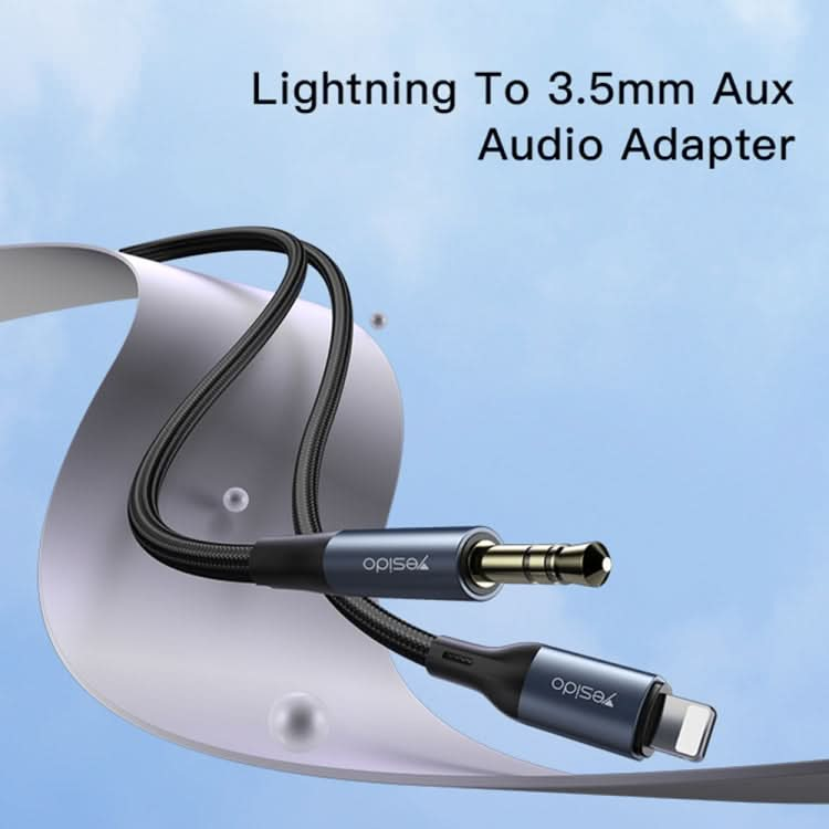 Yesido YAU35 8 Pin to 3.5mm AUX Audio Adapter Cable