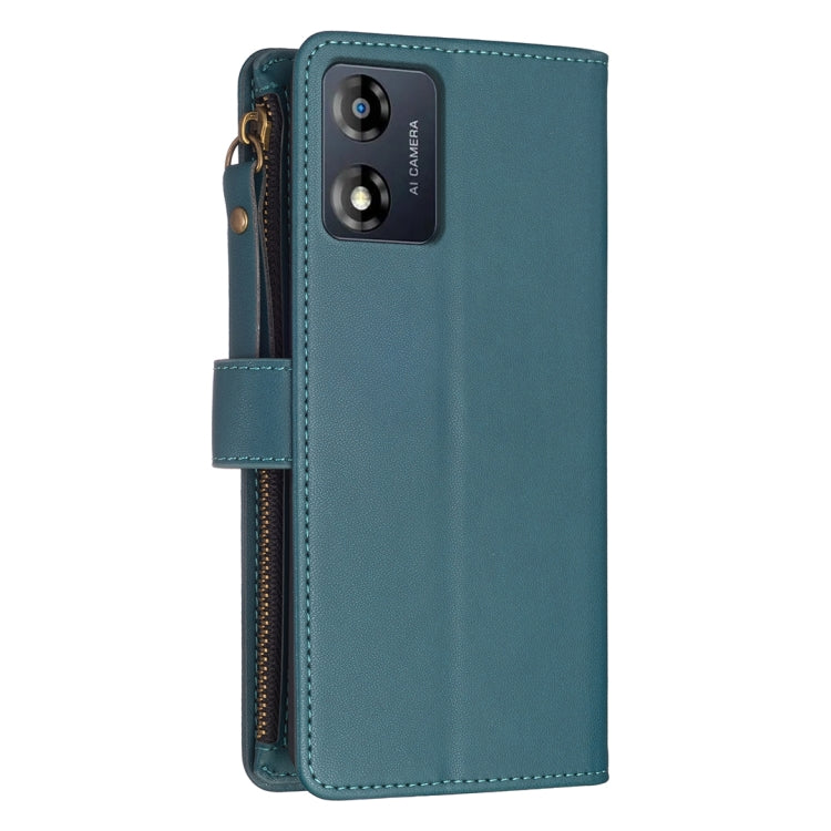 9 Card Slots Zipper Wallet Leather Flip Phone Case-Reluova