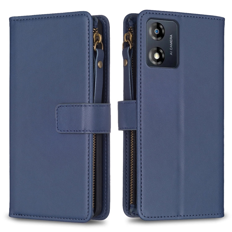 9 Card Slots Zipper Wallet Leather Flip Phone Case-Reluova