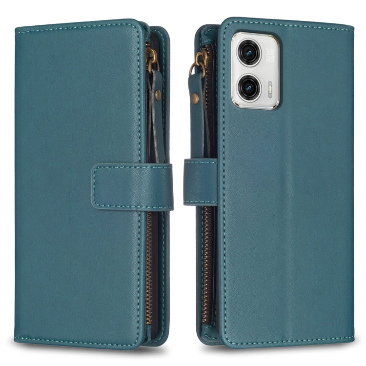 9 Card Slots Zipper Wallet Leather Flip Phone Case-Reluova