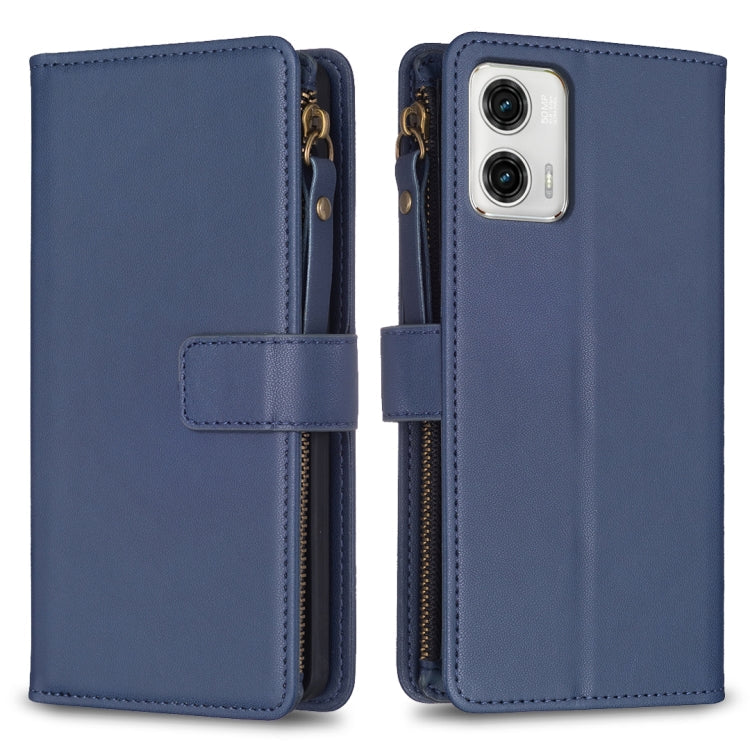 9 Card Slots Zipper Wallet Leather Flip Phone Case-Reluova