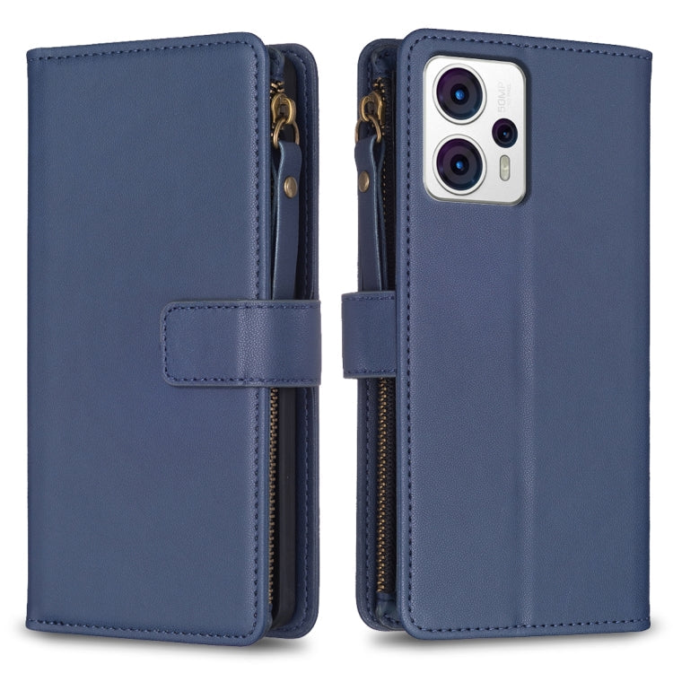 9 Card Slots Zipper Wallet Leather Flip Phone Case-Reluova