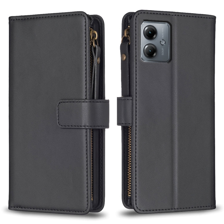 9 Card Slots Zipper Wallet Leather Flip Phone Case-Reluova