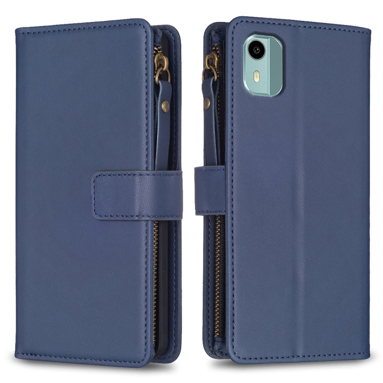 9 Card Slots Zipper Wallet Leather Flip Phone Case, Series 1-Reluova