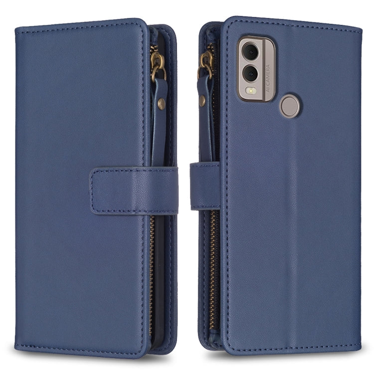 9 Card Slots Zipper Wallet Leather Flip Phone Case, Series 2