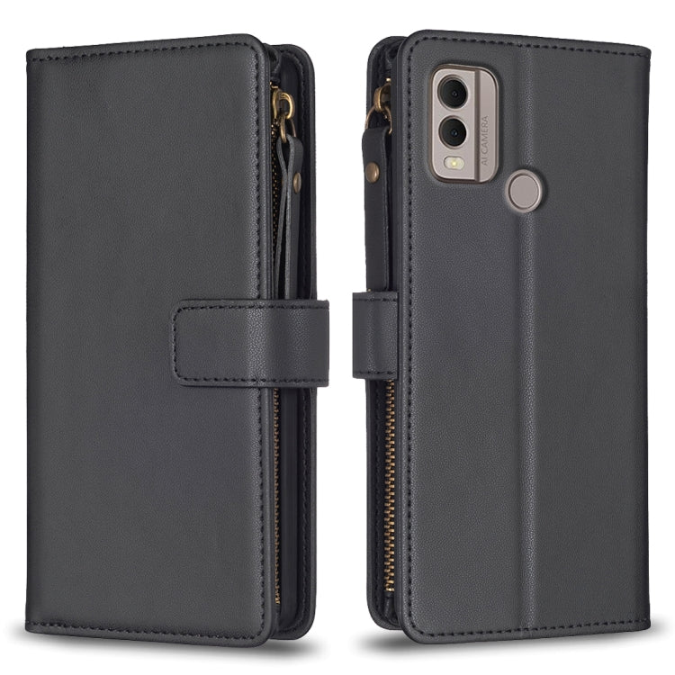 9 Card Slots Zipper Wallet Leather Flip Phone Case, Series 2