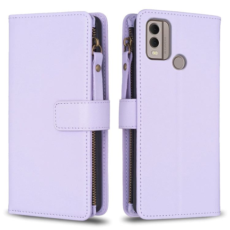 9 Card Slots Zipper Wallet Leather Flip Phone Case, Series 2