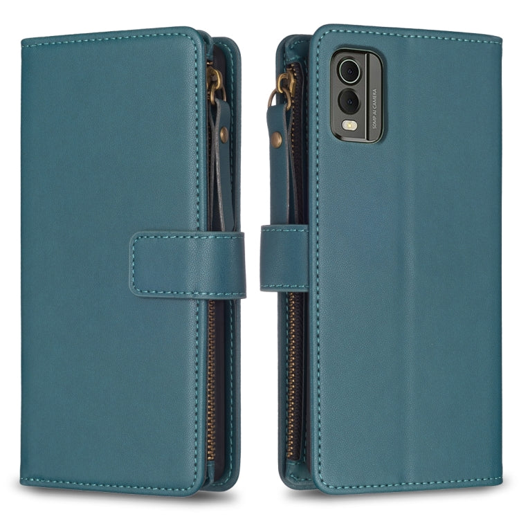 9 Card Slots Zipper Wallet Leather Flip Phone Case, Series 1-Reluova