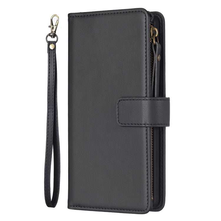 9 Card Slots Zipper Wallet Leather Flip Phone Case, Series 1-Reluova