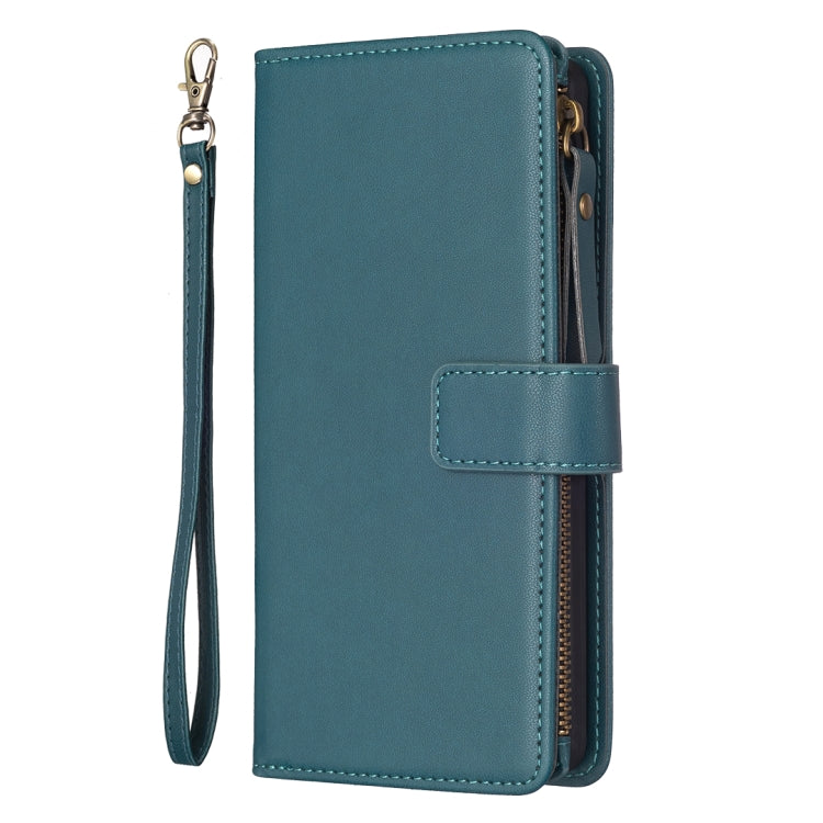 9 Card Slots Zipper Wallet Leather Flip Phone Case, Series 1-Reluova