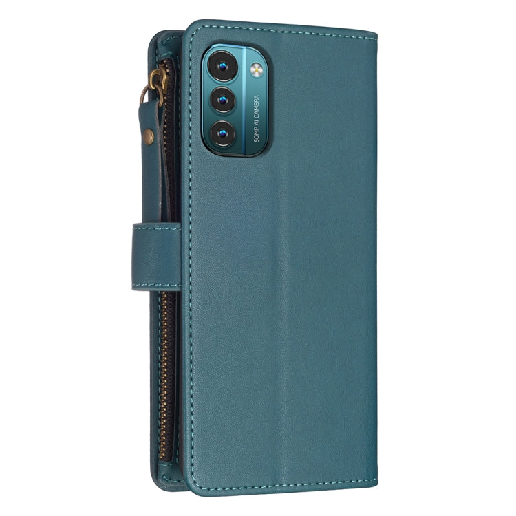 9 Card Slots Zipper Wallet Leather Flip Phone Case, Series 1-Reluova