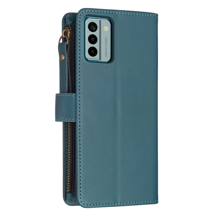 9 Card Slots Zipper Wallet Leather Flip Phone Case, Series 2-Reluova