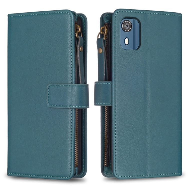 9 Card Slots Zipper Wallet Leather Flip Phone Case, Series 1-Reluova