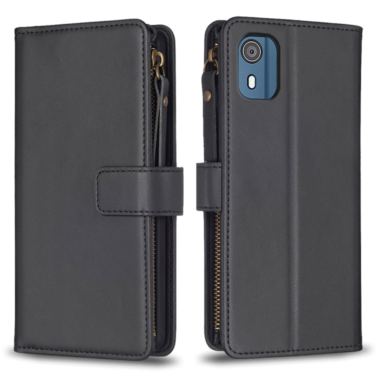 9 Card Slots Zipper Wallet Leather Flip Phone Case, Series 1-Reluova