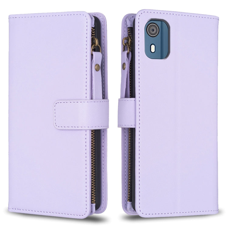 9 Card Slots Zipper Wallet Leather Flip Phone Case, Series 1-Reluova