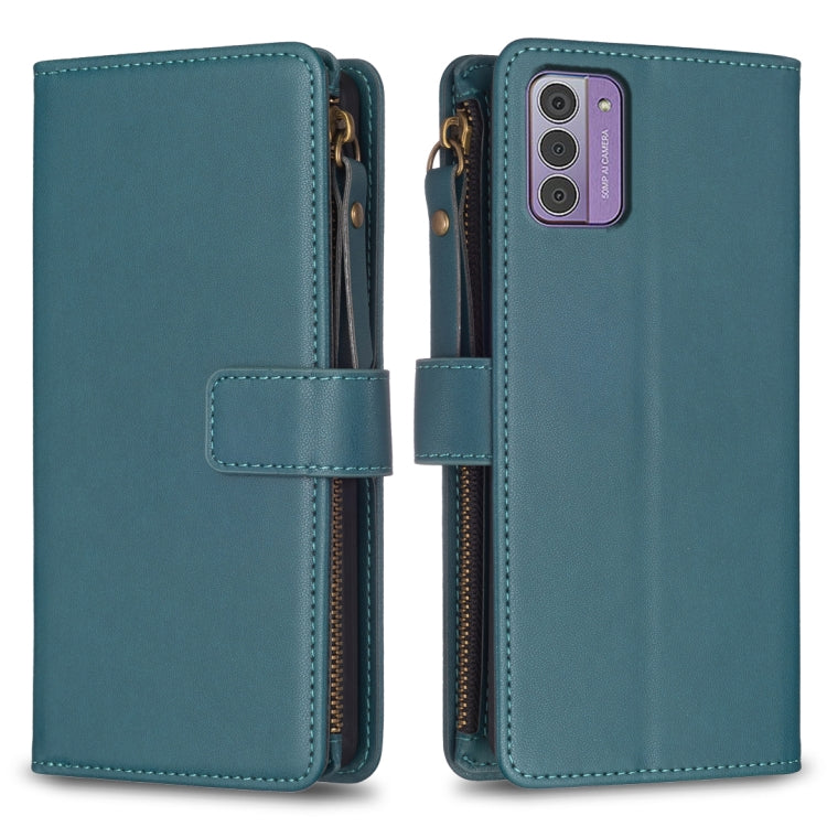 9 Card Slots Zipper Wallet Leather Flip Phone Case, Series 1-Reluova