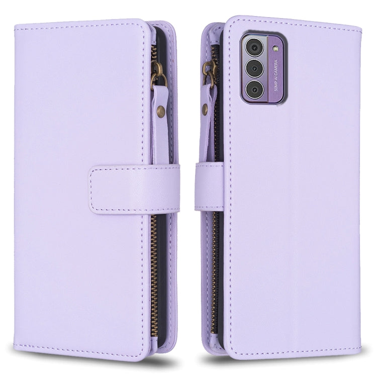 9 Card Slots Zipper Wallet Leather Flip Phone Case, Series 1-Reluova