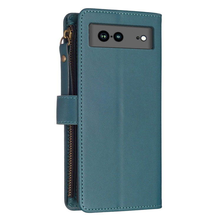 9 Card Slots Zipper Wallet Leather Flip Phone Case-Reluova