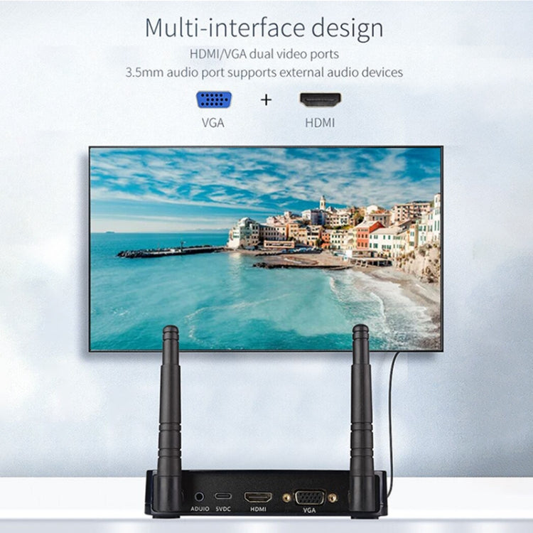 Measy UHD200 Wireless HDMI Transmitter and Receiver, Transmission Distance: 100m Reluova