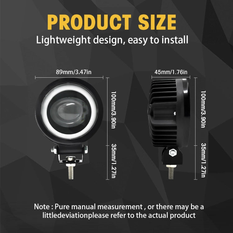 S15 Motorcycle Round Fisheye Lens Spotlight ÎҵÄÉ̵ê