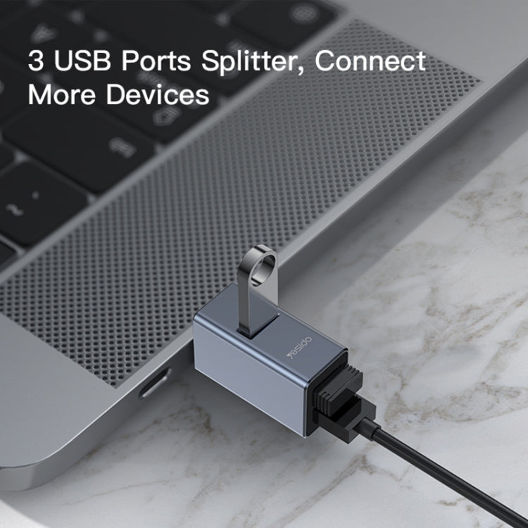 Yesido HB14 3 in 1 USB 3.0 Mini Splitter HUB Adapter