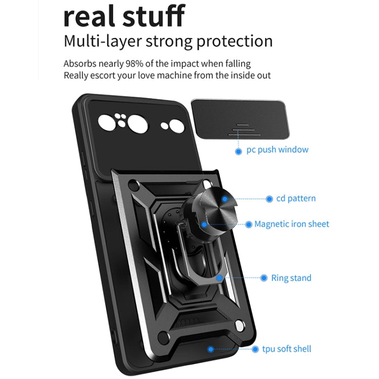 Sliding Camera Cover Design TPU Hybrid PC Phone Case My Store