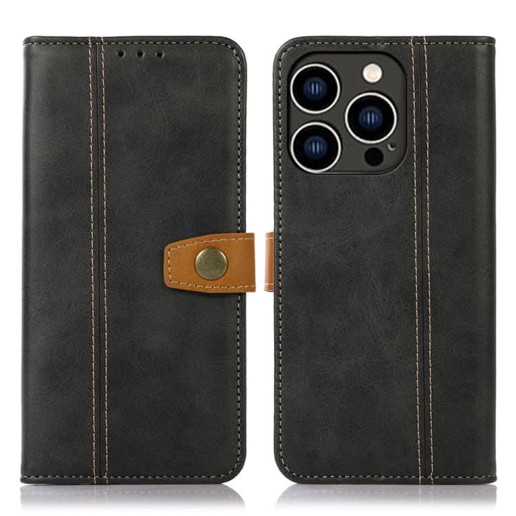 Stitching Thread Calf Texture Leather Phone Case, Series 2