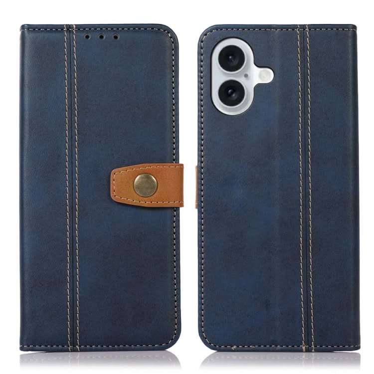 Stitching Thread Calf Texture Leather Phone Case, Series 1