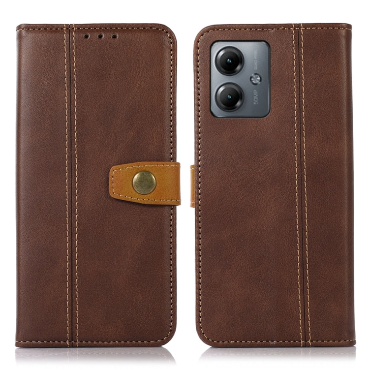 Stitching Thread Calf Texture Leather Phone Case My Store