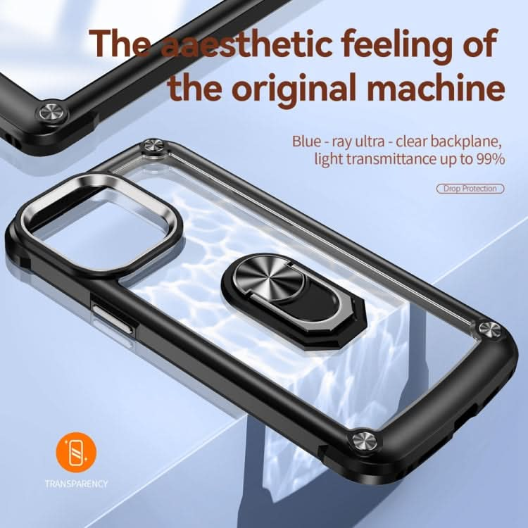 TPU + PC Lens Protection Phone Case with Ring Holder, Series 1